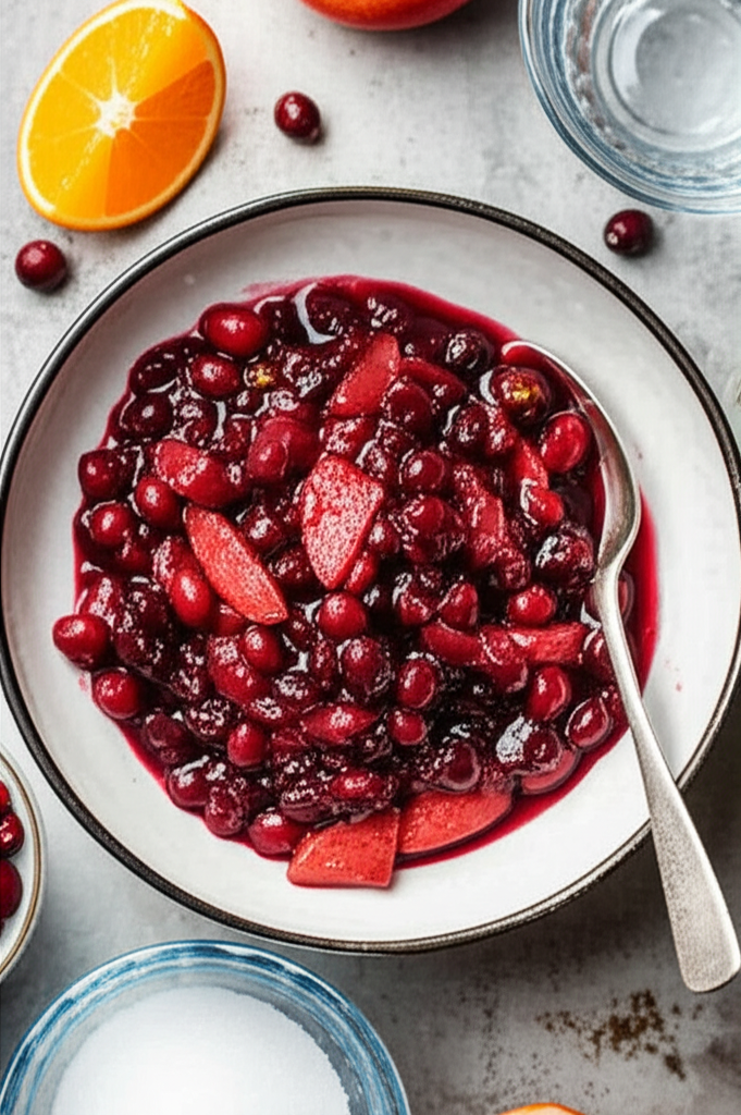 Apple Orange Cranberry Sauce image