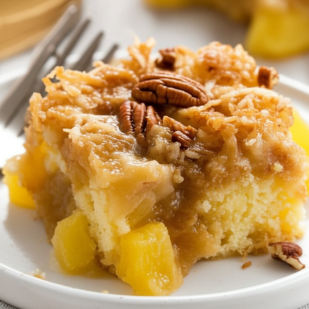 Apple Pineapple Dump Cake image