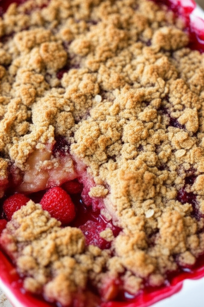 Apple Raspberry Crisp image