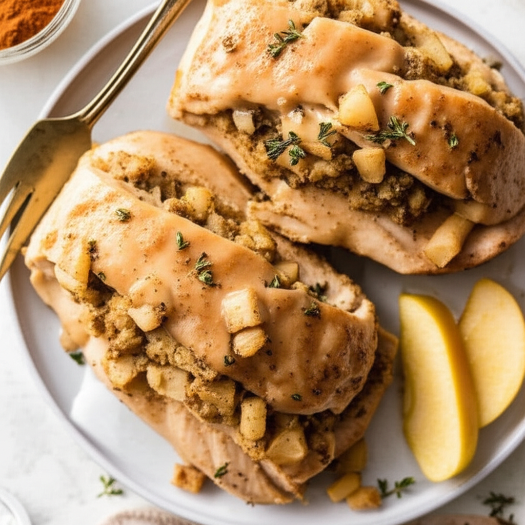 Apple Stuffed Chicken Breasts image