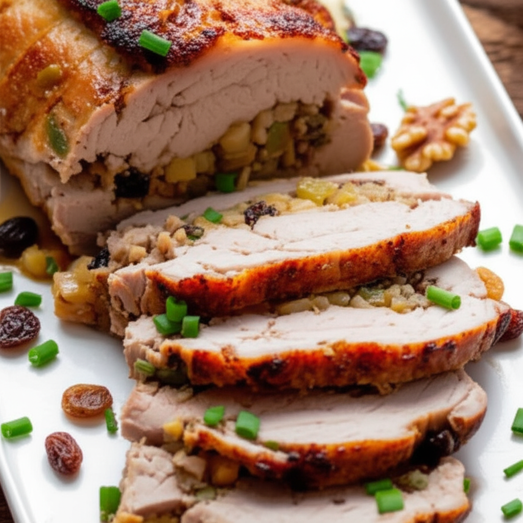Apple Stuffed Pork Roast image