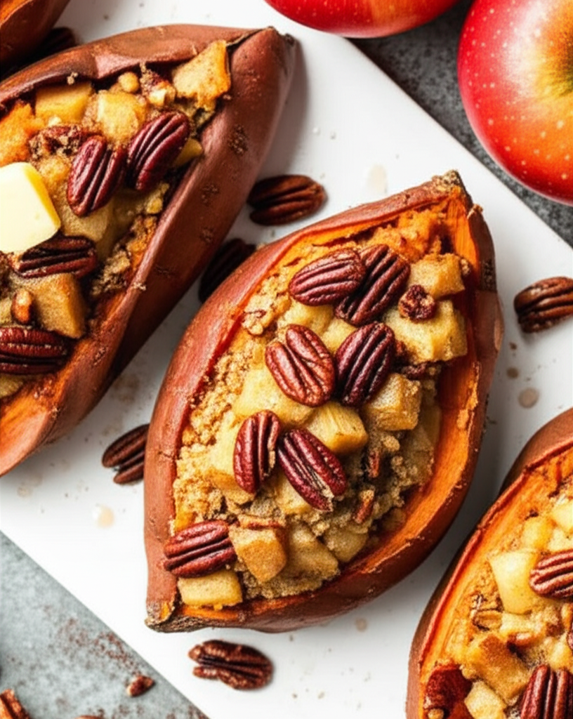 Apple Stuffed Sweet Potatoes image