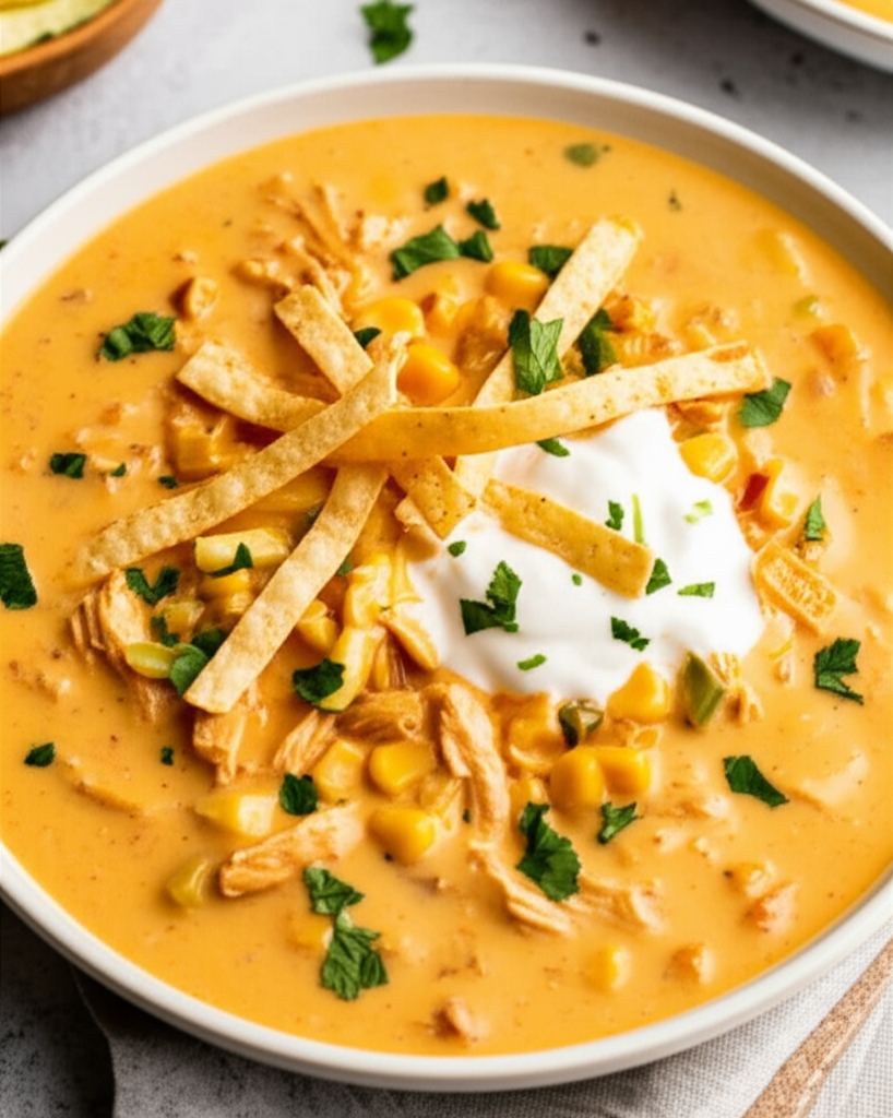 Applebee S Cheese Chicken Tortilla Soup Recipe image