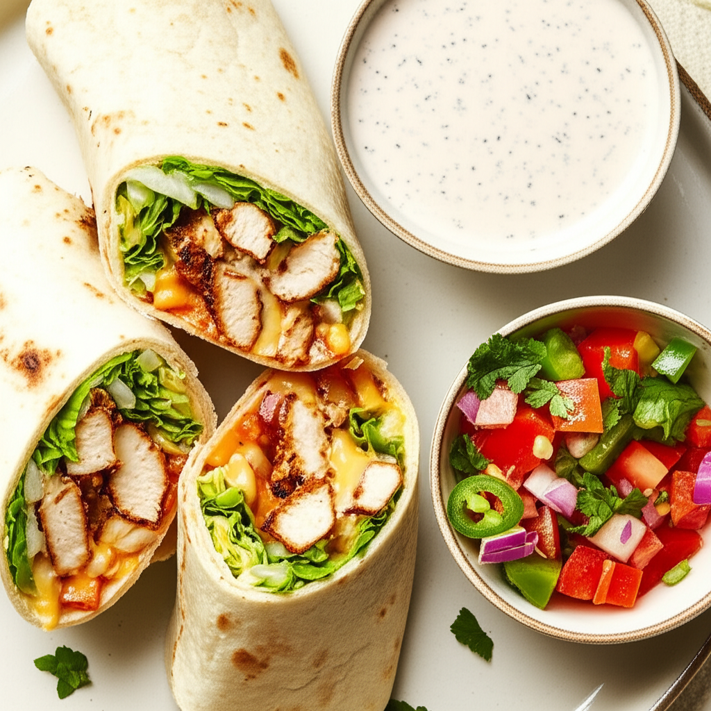 Applebees Chicken Fajita Rollup image