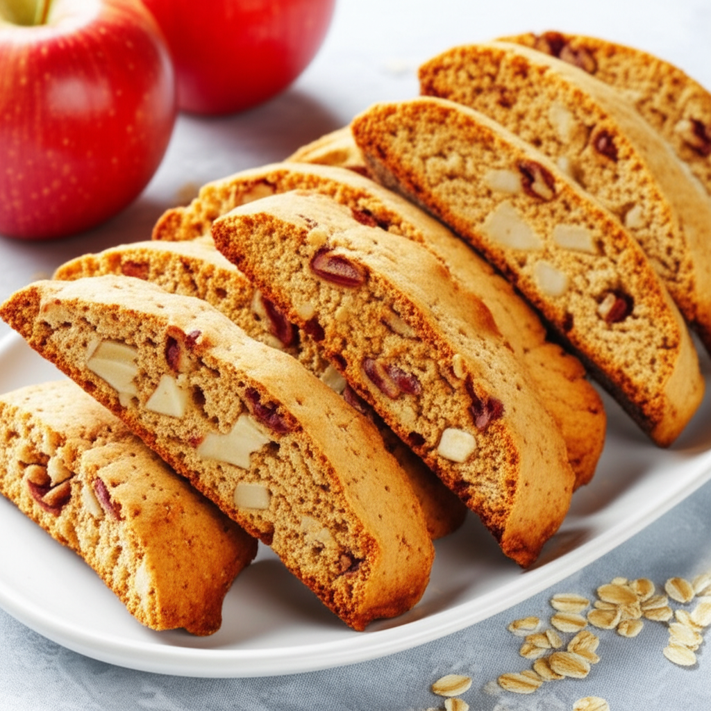 Apples And Oats Biscotti image