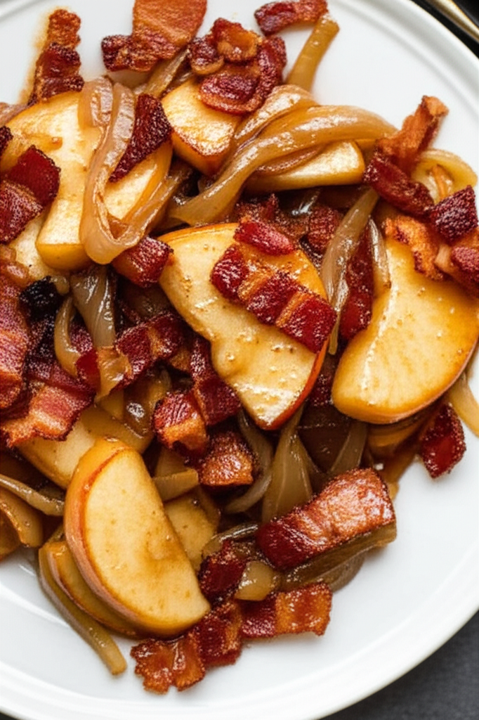 Apples And Onions A Side Dish For Pork image