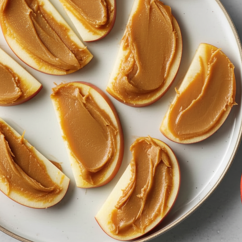 Apples And Peanut Butter Apple Slices image