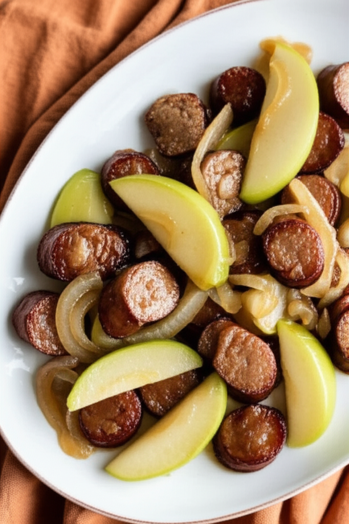 Apples And Sausage image