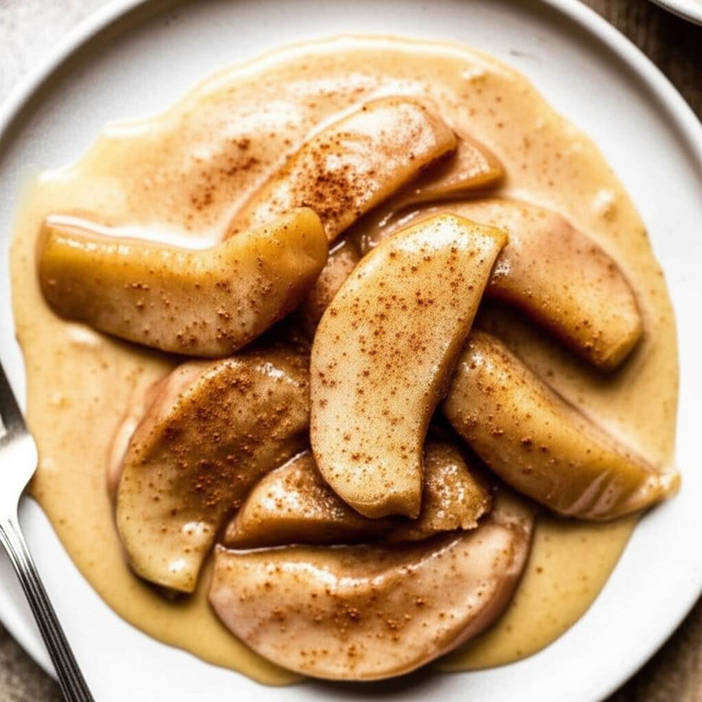 Apples Baked In Cream image