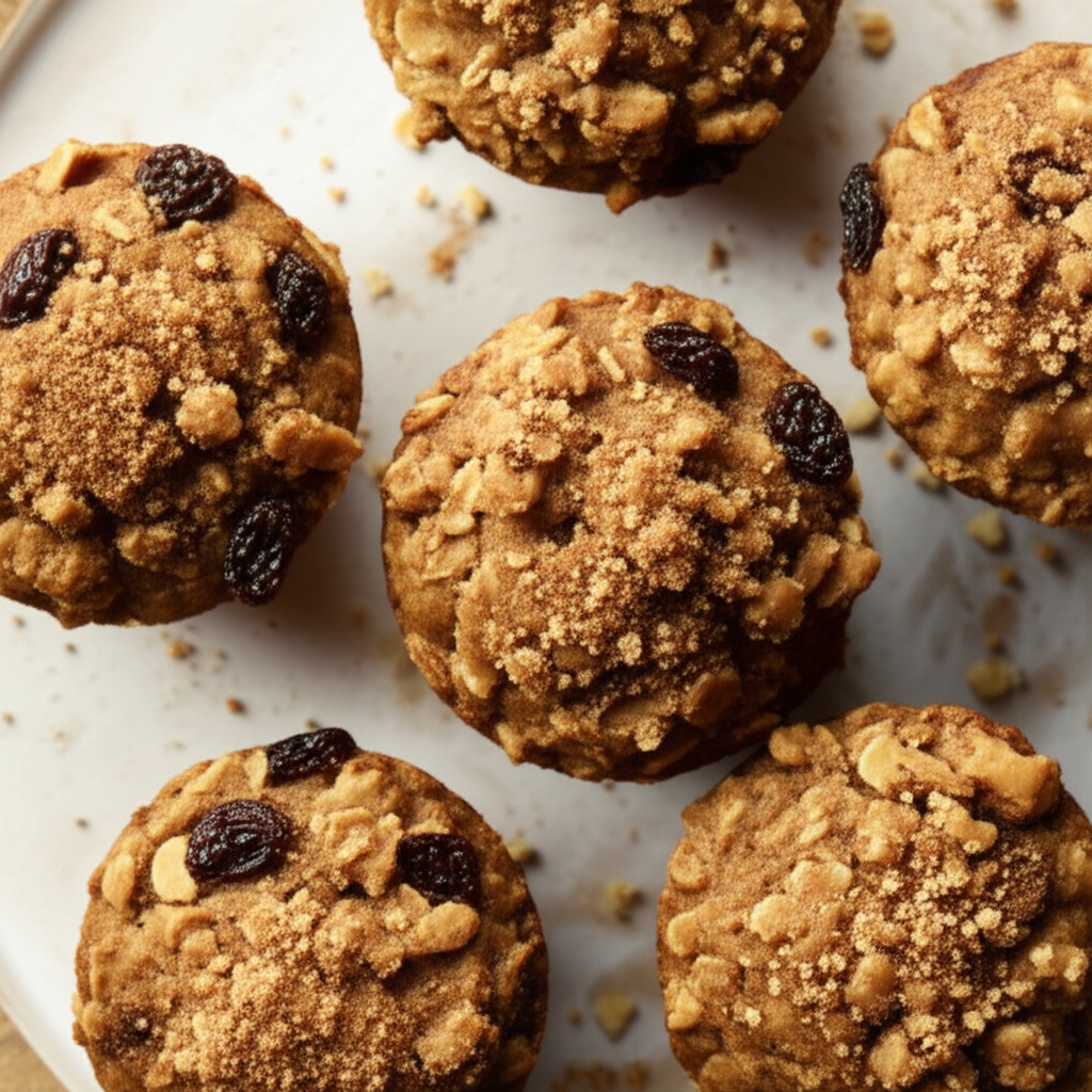 Applesauce Oatmeal Muffin Tops Or Muffins image
