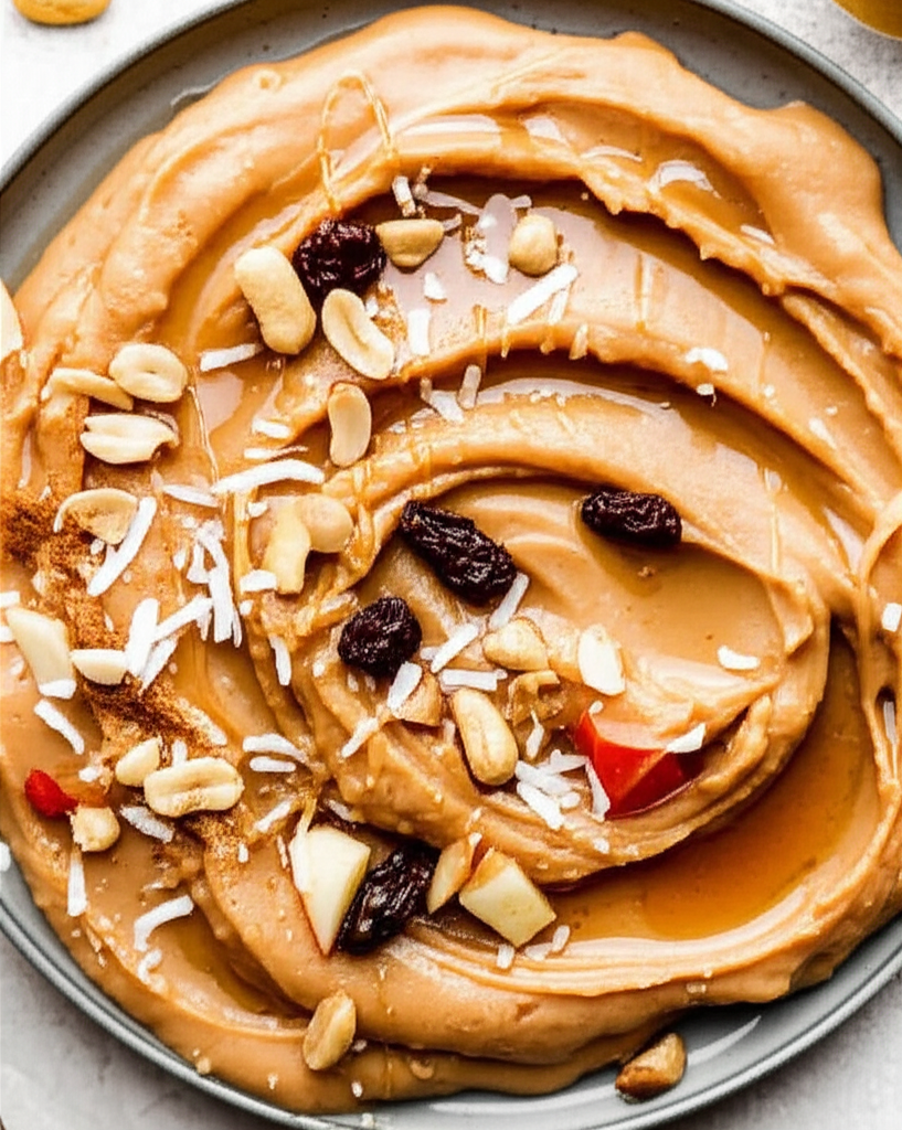 Applesauce And Peanut Butter Spread Or Dip image