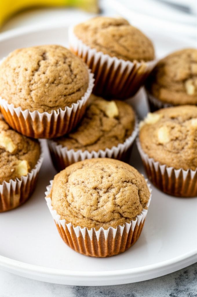 Applesauce Banana Muffins image