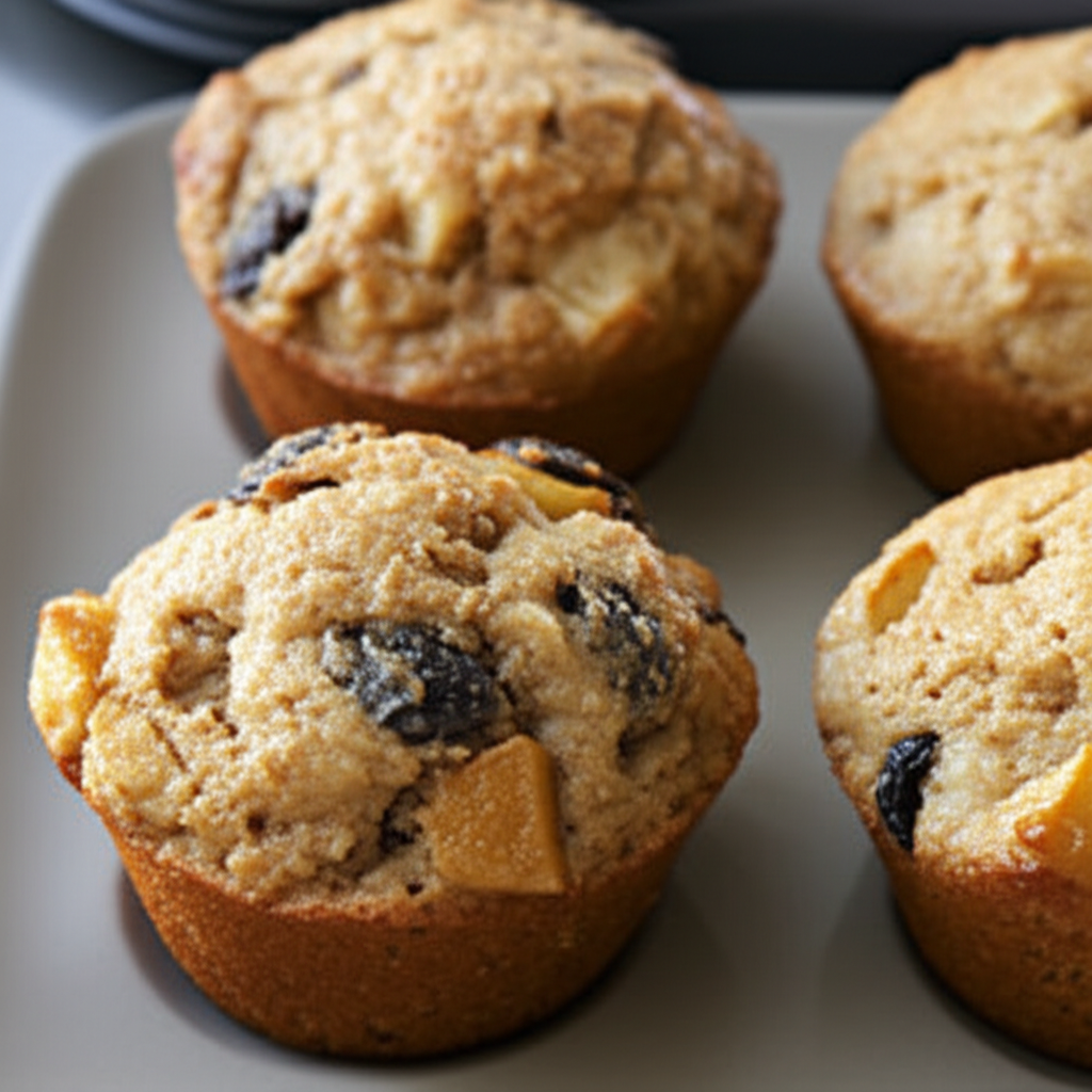 Applesauce Bran Muffins image