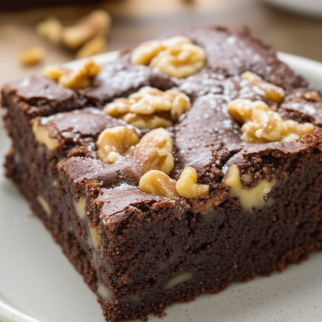 Applesauce Brownie Cake image