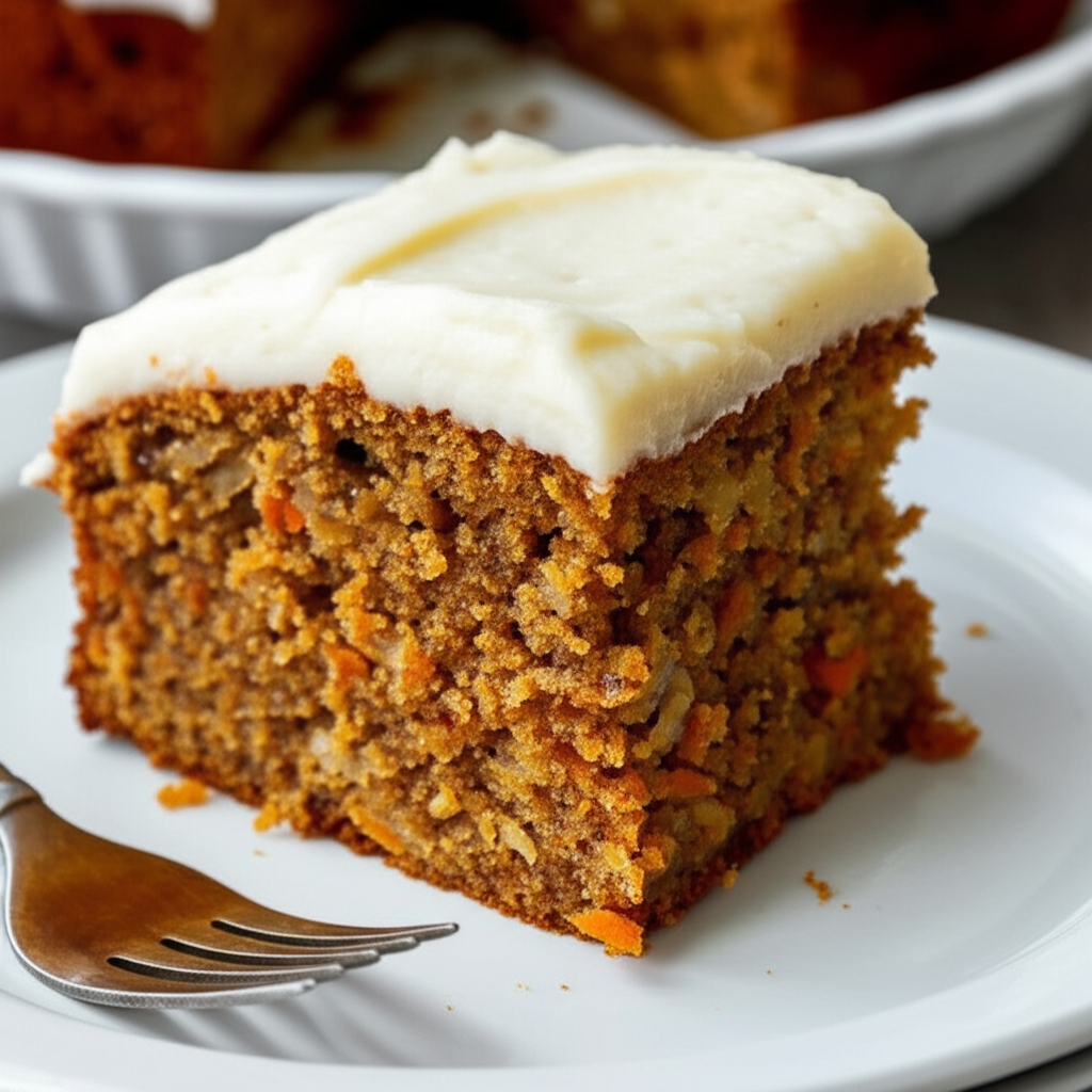 Applesauce Carrot Cake image