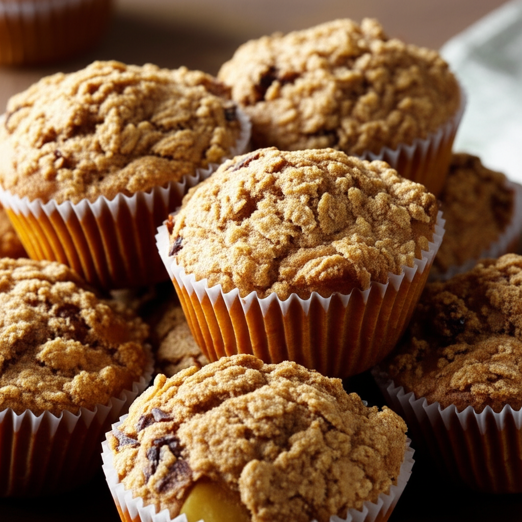 Applesauce Date Muffins image