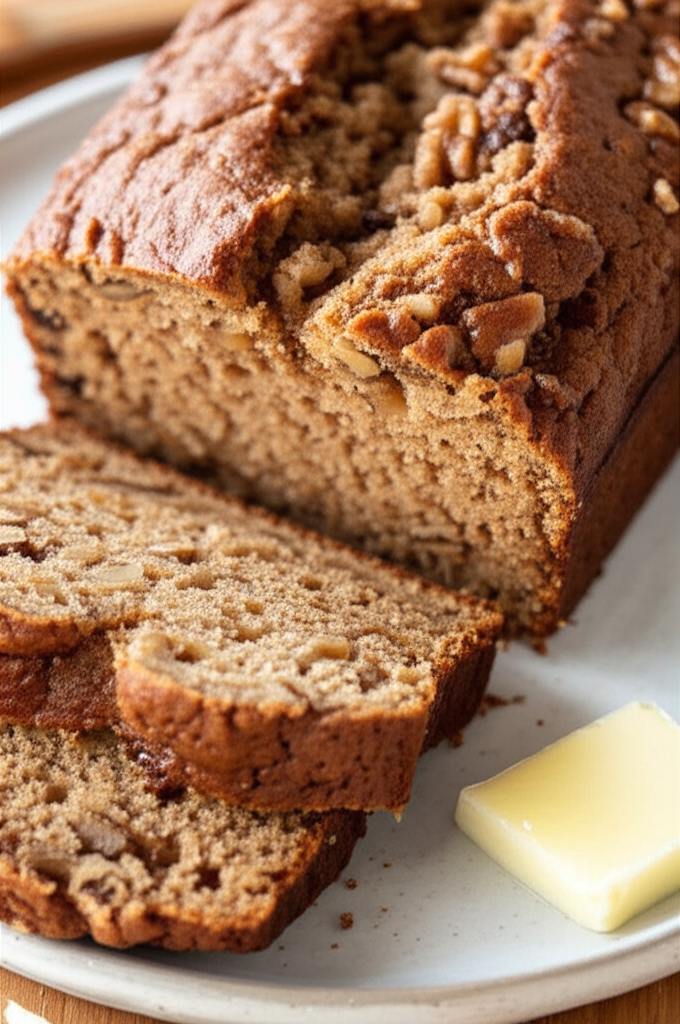 Applesauce Date Nut Bread image