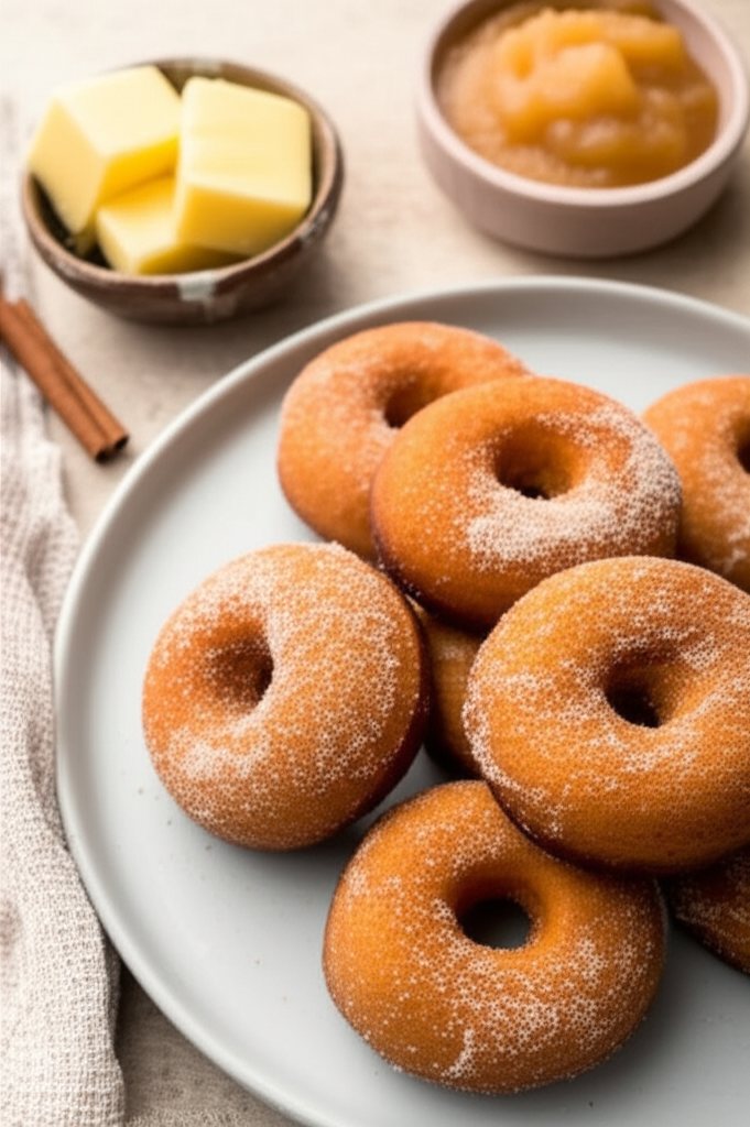 Applesauce Drop Doughnuts image