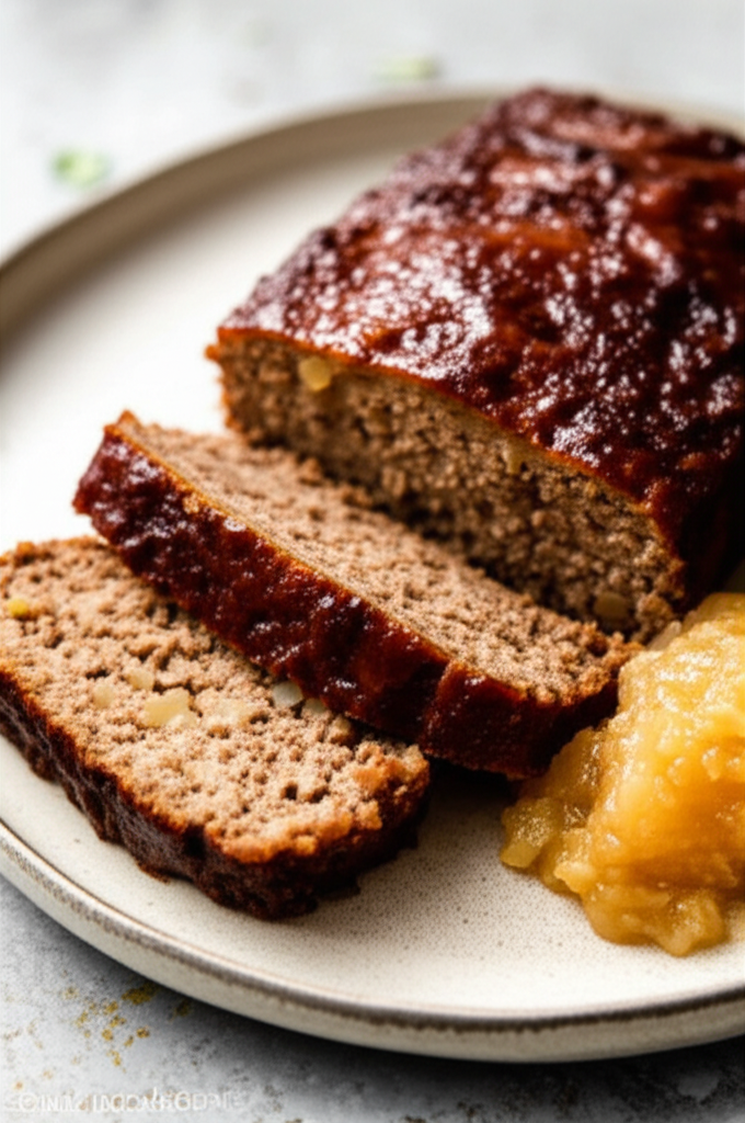 Applesauce Meat Loaf For 4 image