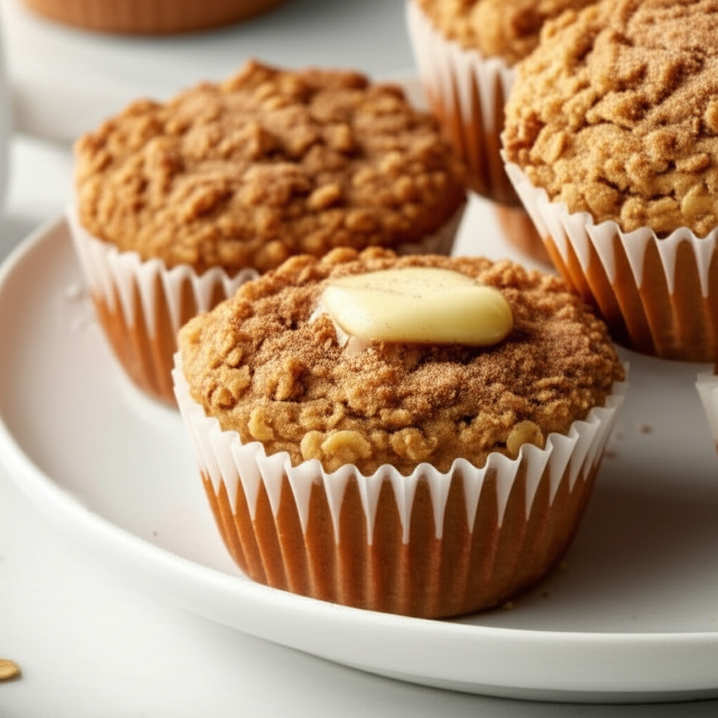 Applesauce Oat Bran Muffins image