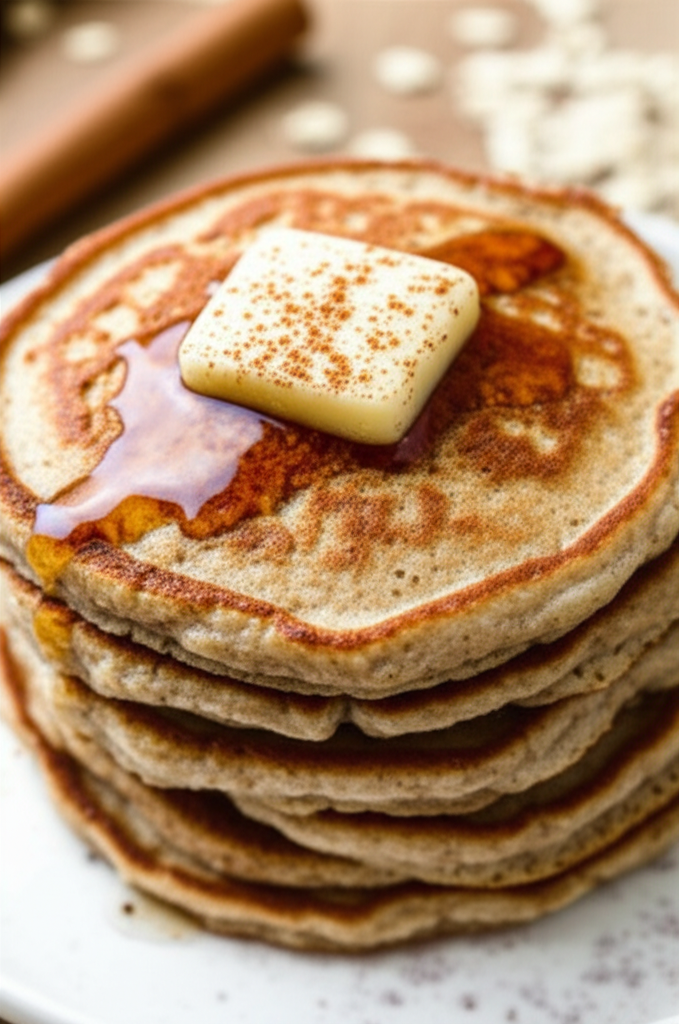 Applesauce Oat Pancakes image