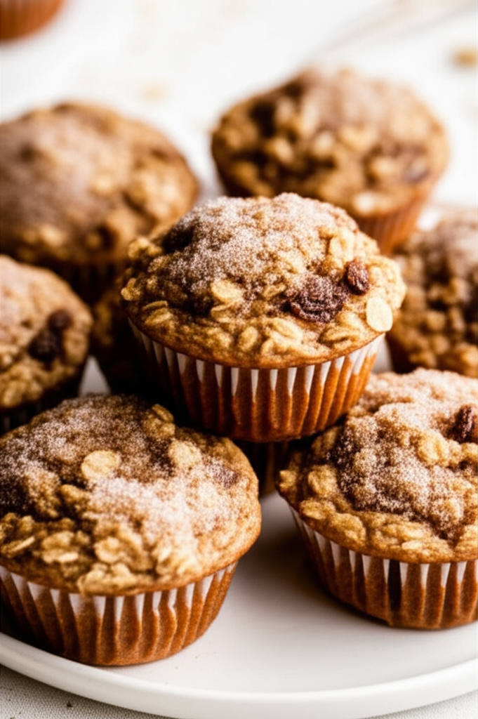 Applesauce Oatmeal Muffins image