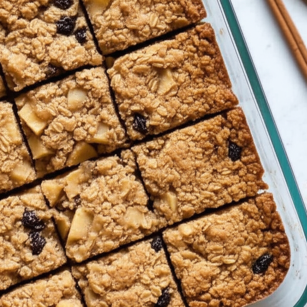 Applesauce Oatmeal Snack Bars image