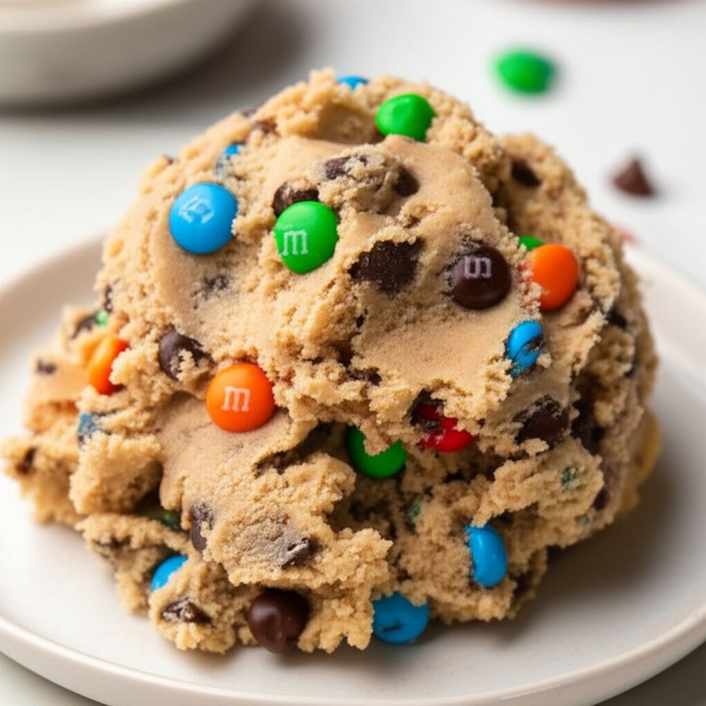 Edible Cookie Dough For Ice Cream No Eggs image