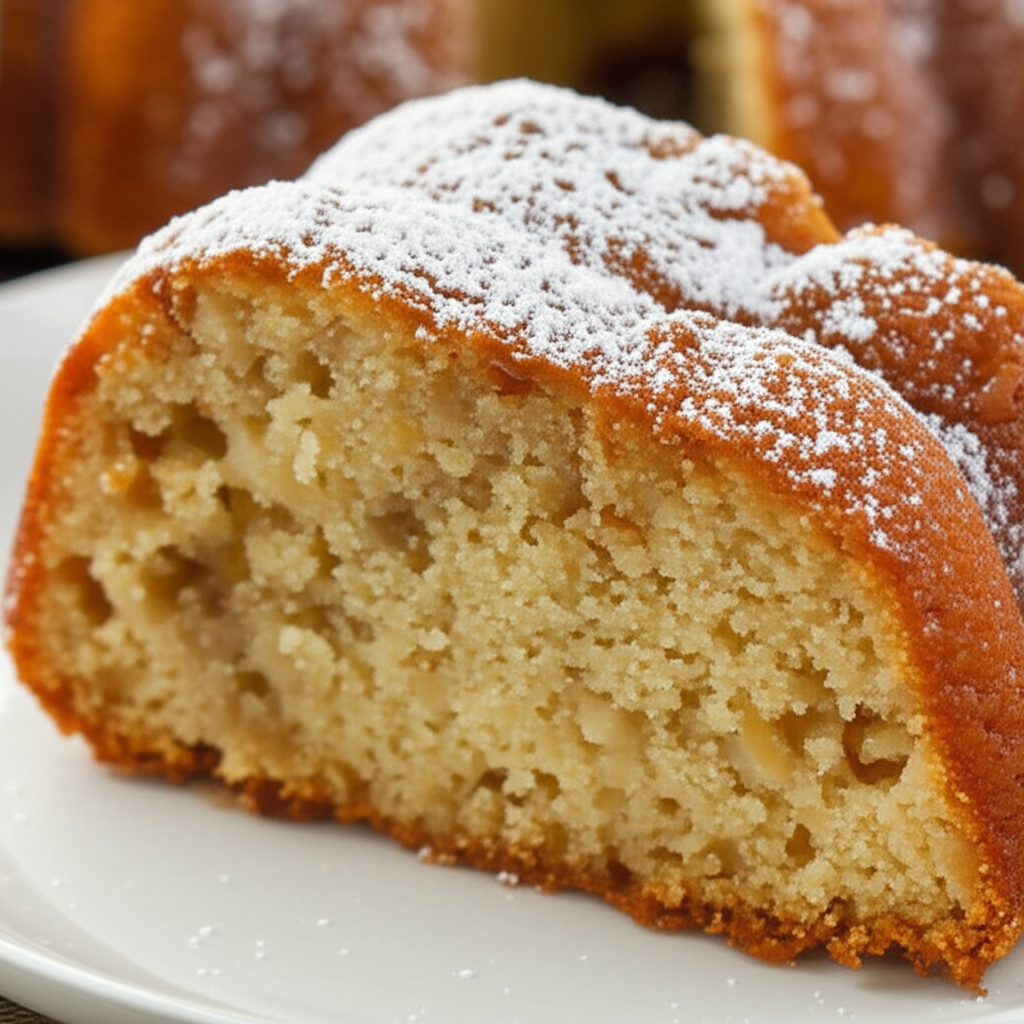 Applesauce Sour Cream Pound Cake image