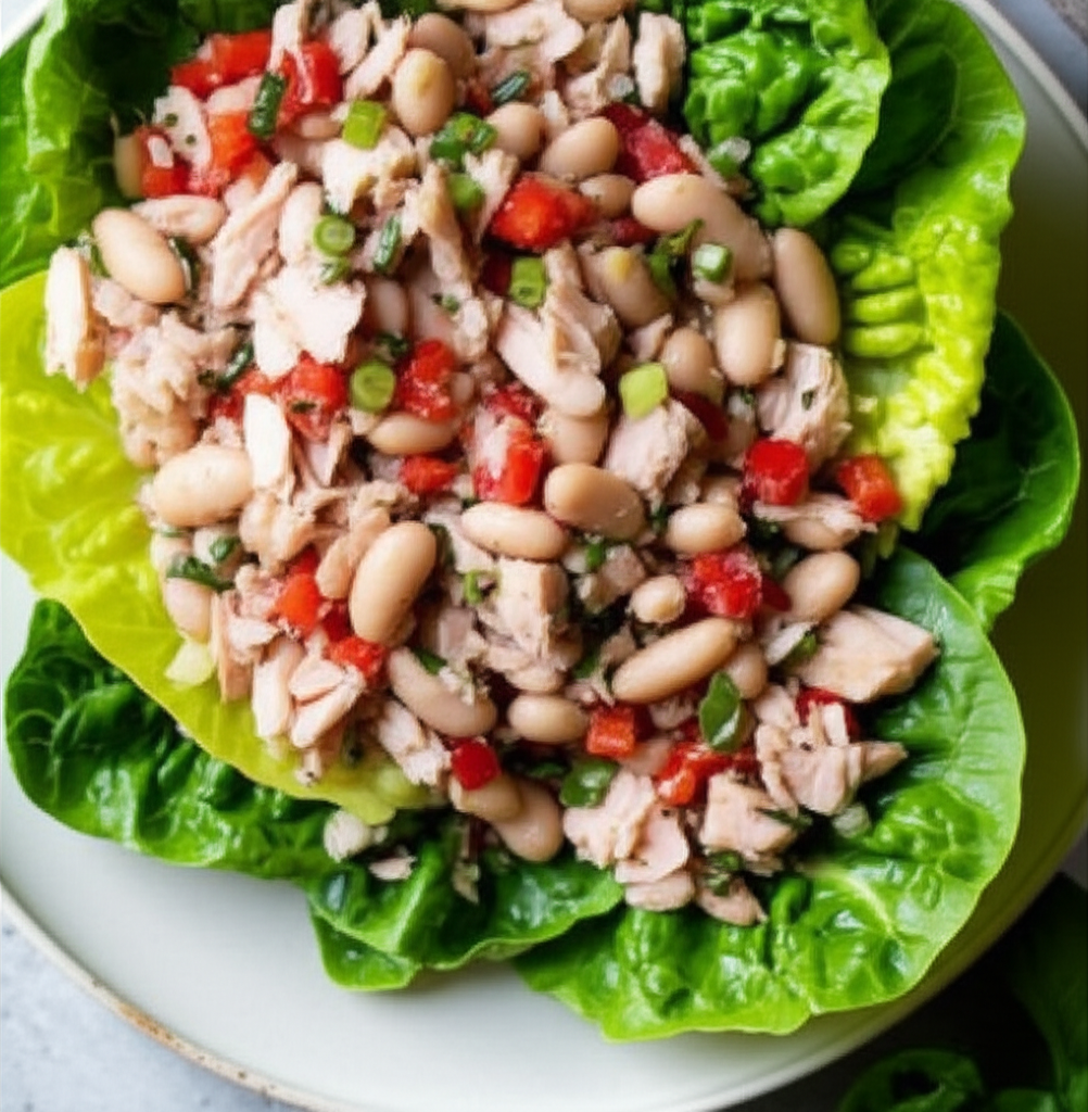 Put Down Your Fork Tuna And Bean Salad image