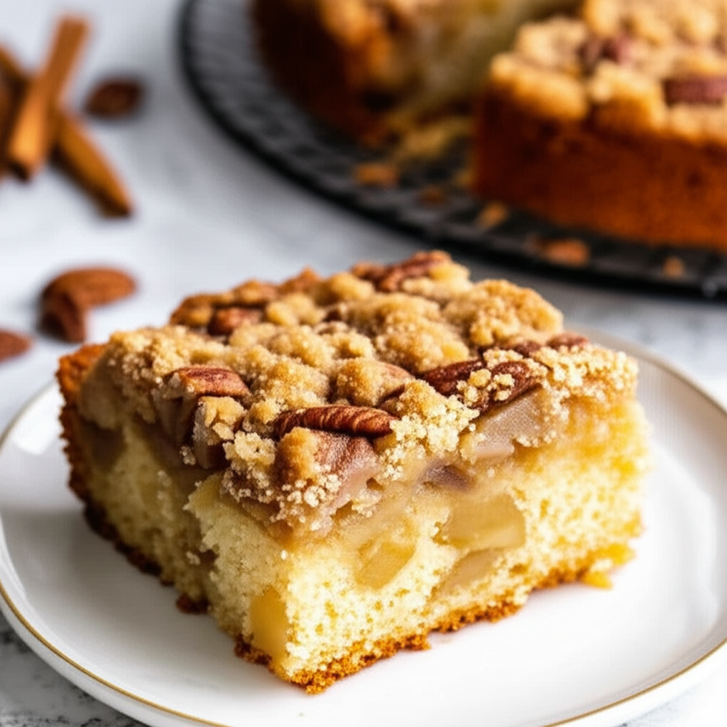 Applesauce Streusel Cake image