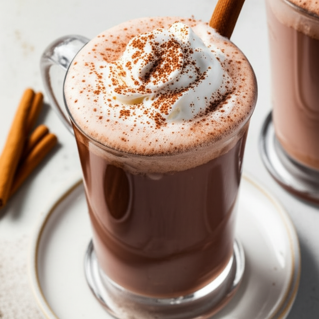 Aprs Ski Holiday Hot Chocolate With Brandy And Cream image
