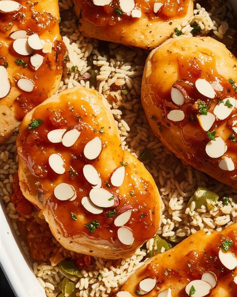 Apricot Almond Chicken image