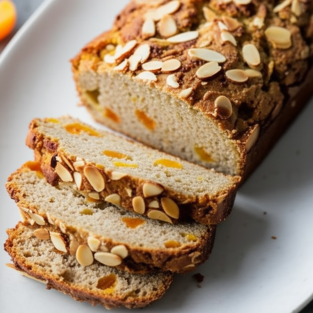Apricot And Almond Bread Gluten Dairy And Egg Free image