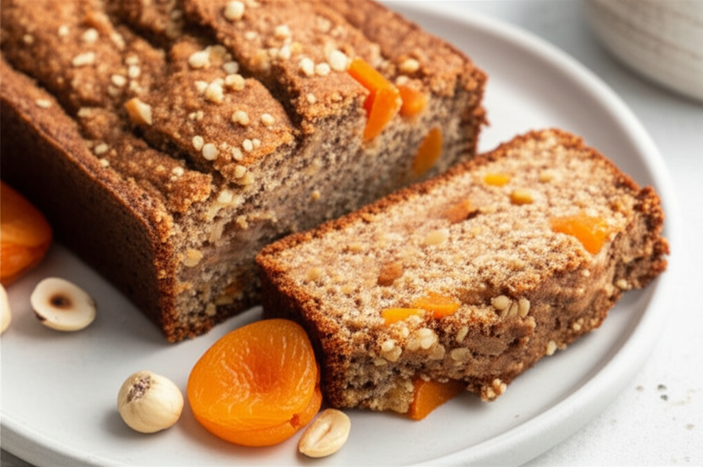 Apricot And Hazelnut Bran Cake image