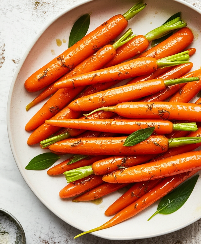 Apricot And Tarragon Baby Carrots image