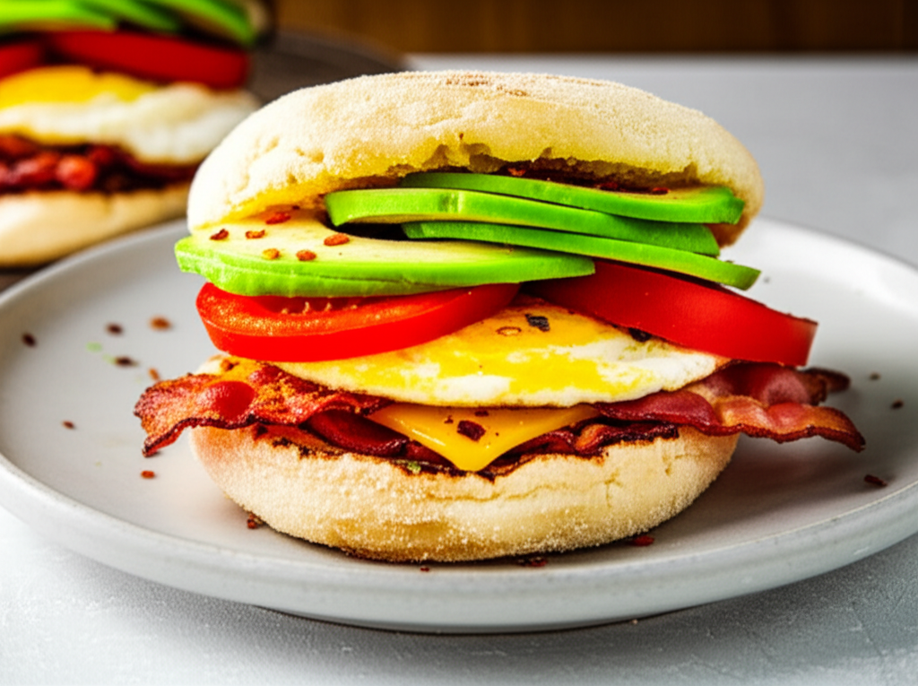 1 Minute Breakfast Sandwich image