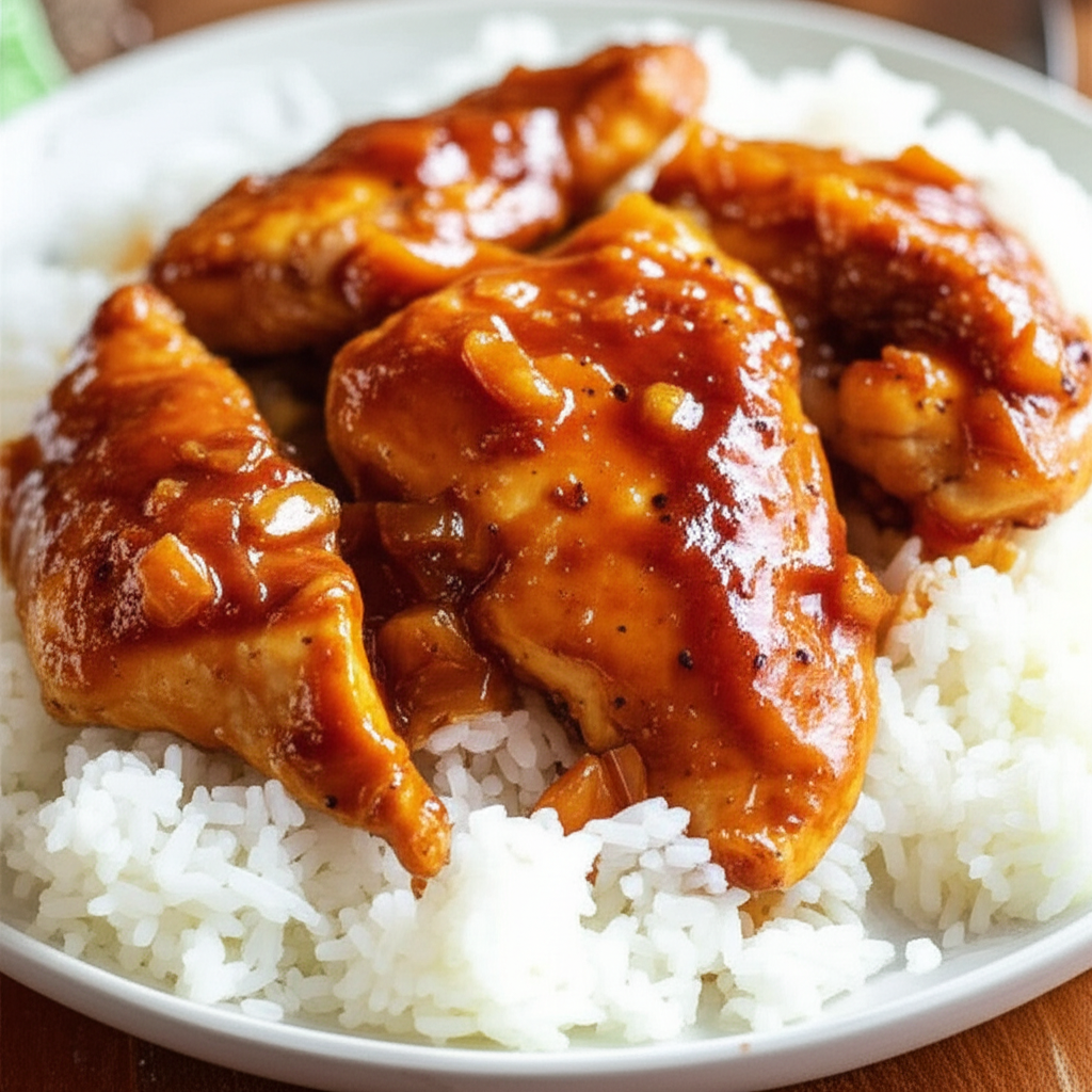 Apricot Barbecued Chicken image