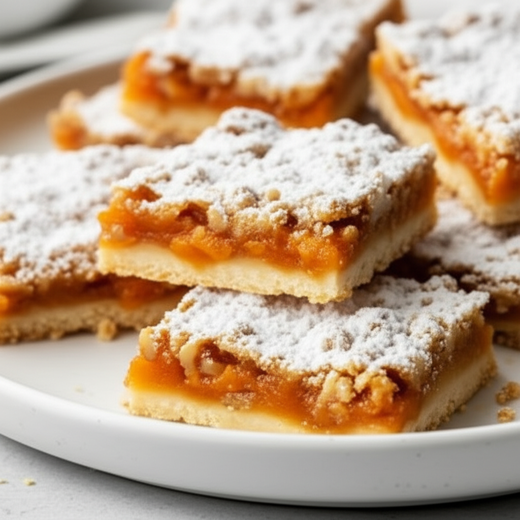 Apricot Bars With Shortbread Crust image