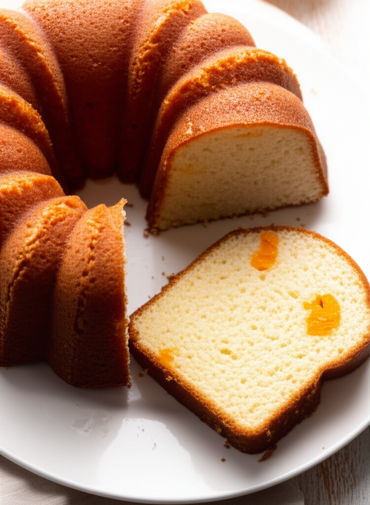 Apricot Brandy Pound Cake image