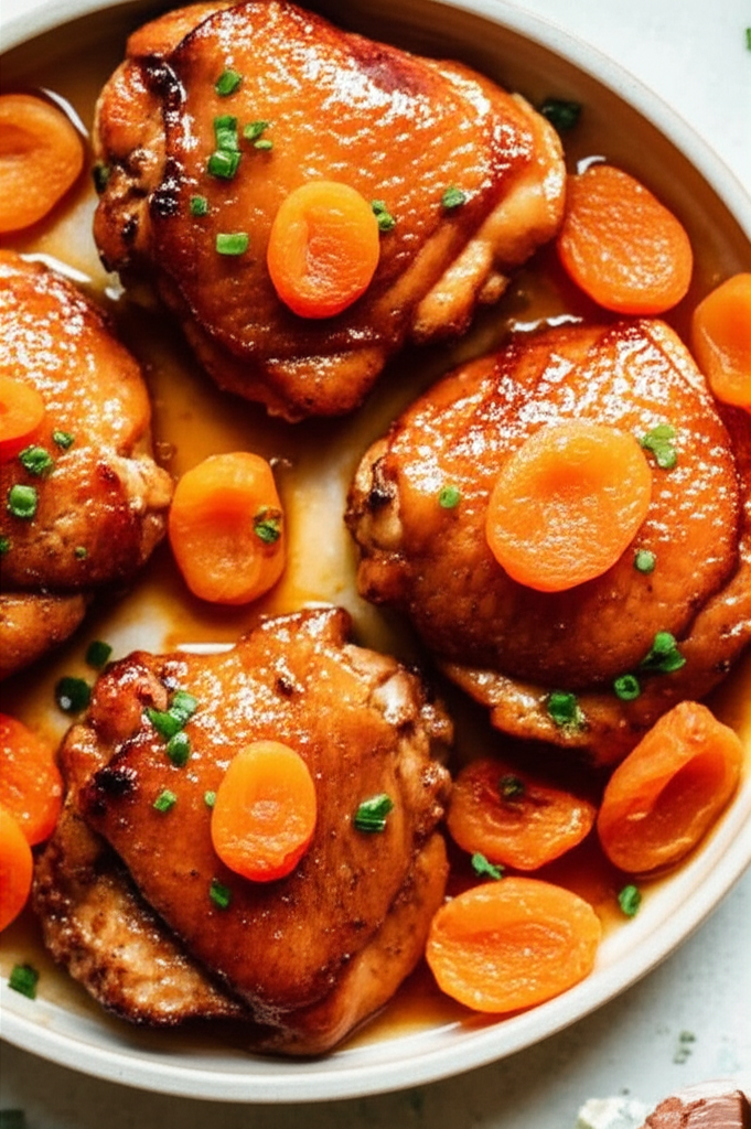 Apricot Chicken Thighs image