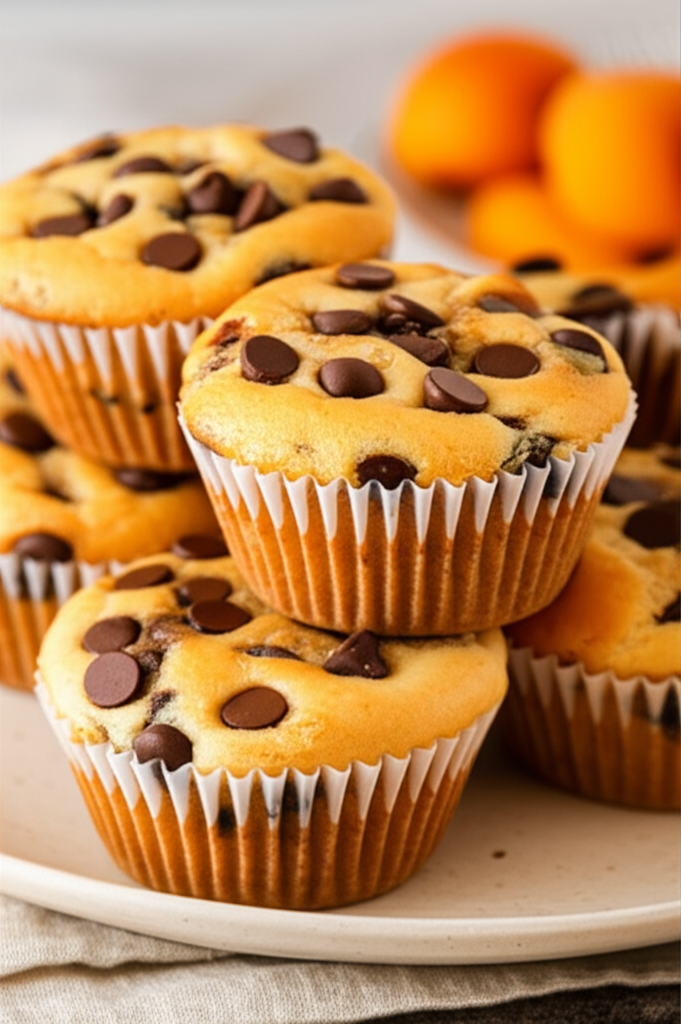Apricot Chocolate Chip Cheesecake Muffins image