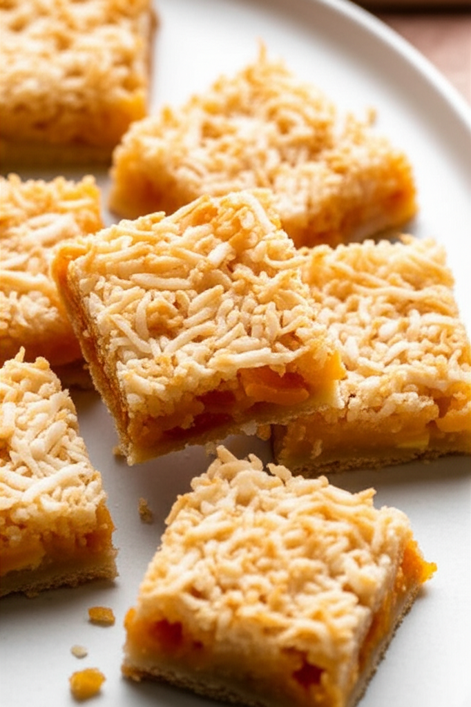 Apricot Coconut Bars image