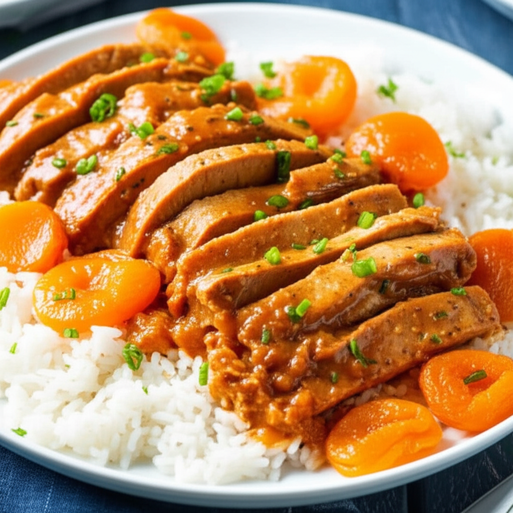 Apricot Curry Pork Steaks Crock Pot Or Not image