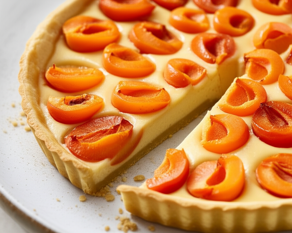 Apricot Custard Tart image