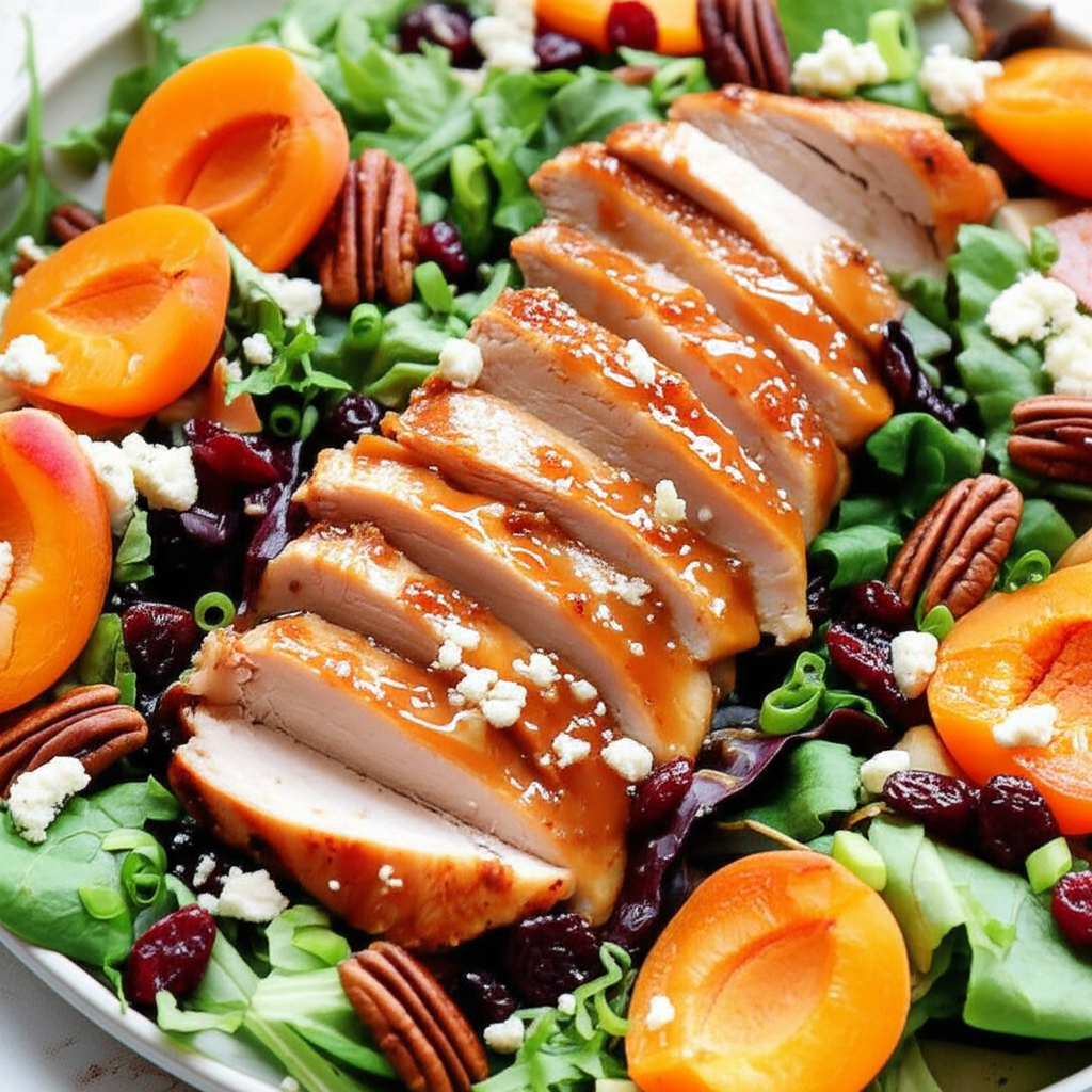 Apricot Dijon Pork Or Chicken Salad image