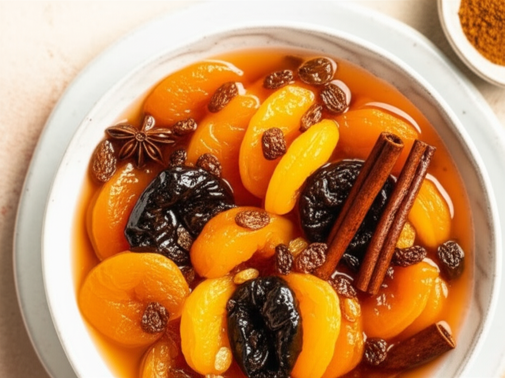 Apricot Dried Fruit Compote image