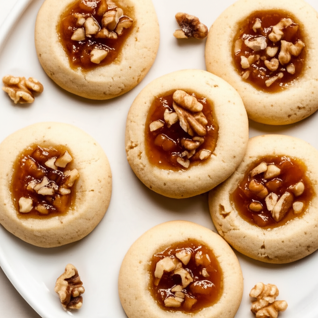 Apricot Fig Thumbprint Cookies image