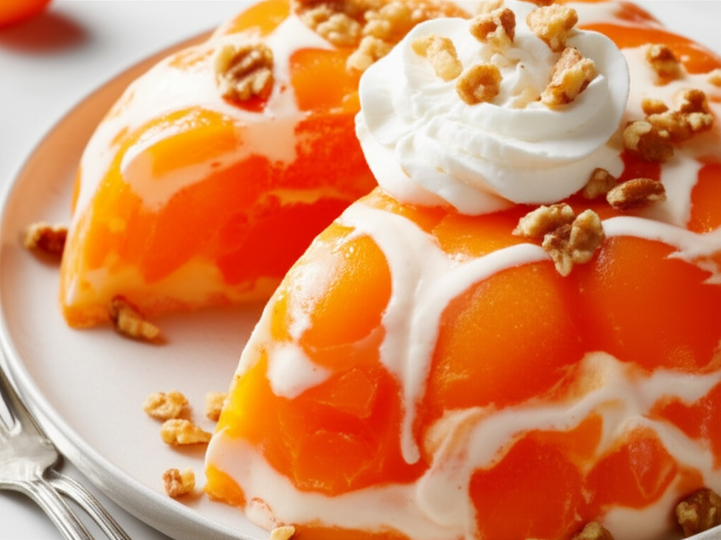 Apricot Gelatin Salad image