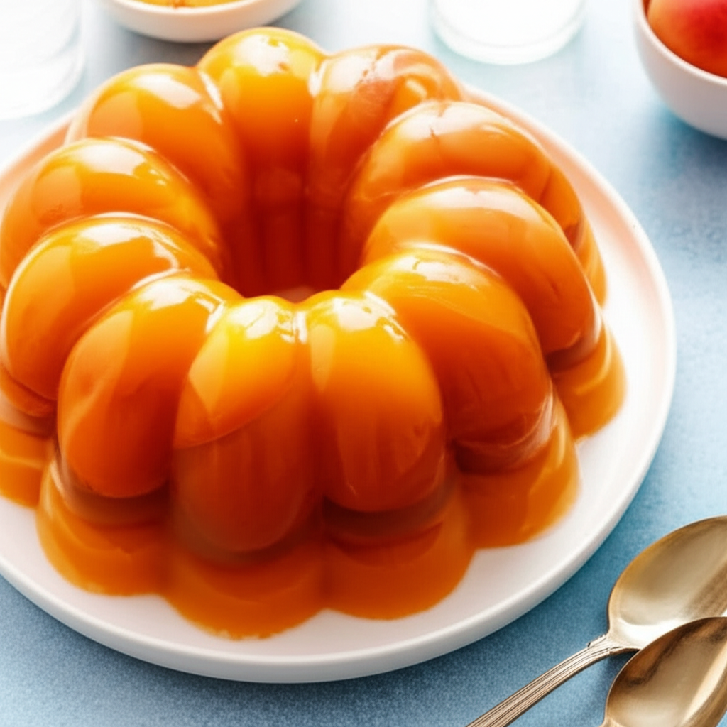 Apricot Jello Mold image